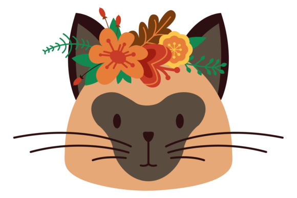 Charming Decorative Cat in Flower Crown: A Designer's Guide