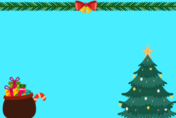 Christmas Green Tree and Decorative: A Festive Design Essential