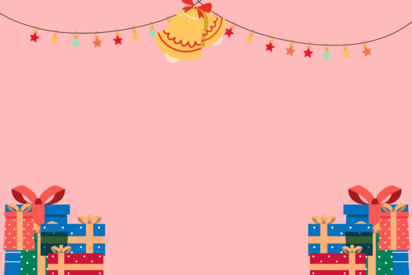 Christmas Party Decorative Background: A Festive Design Asset