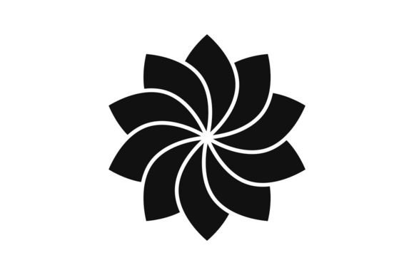 Decorative Flower Glyph Icon Vector: Elevate Your Visuals