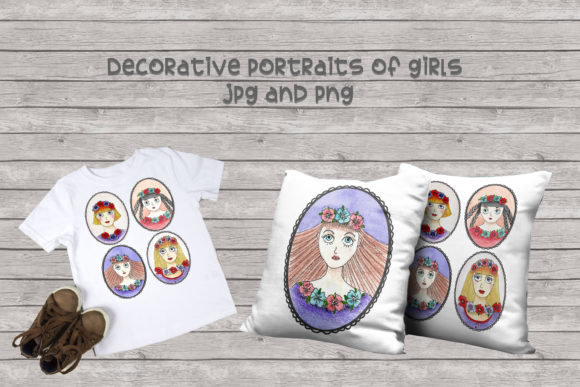 Decorative Portraits of Girls: Elevate Your Visual Projects