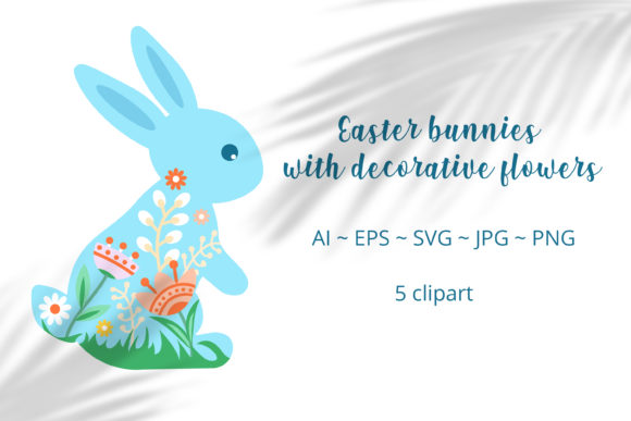 Designing Spring: A Guide to Easter Bunnies with Decorative Flowers