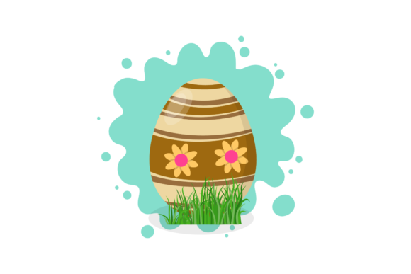 Easter Egg Graphic Design Decorative: Versatile Digital Artwork