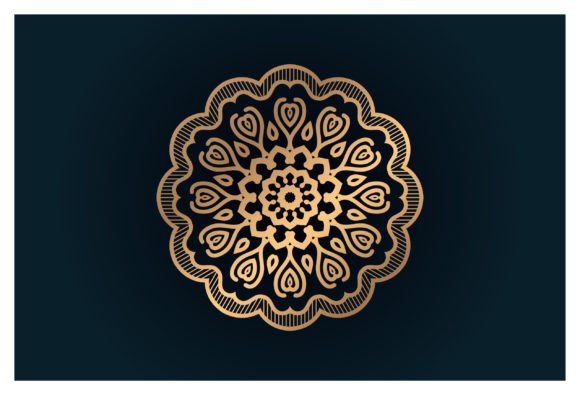 Modern Decorative Golden Luxury Circular: A Designer's Take on This Ornate Asset