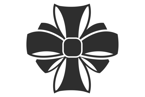 The Allure of the Black Decorative Bow Knot Font