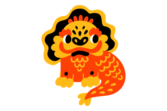 Unlocking the Spirit of the Lion: The Chinese Lion Decorative Fortune Font
